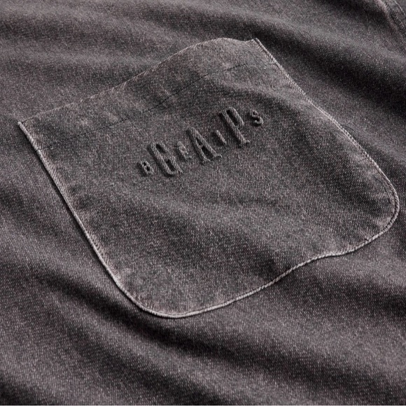 Gap × BÉIS Knit Denim Pocket T-Shirt NWT Size S/M - Picture 5 of 13